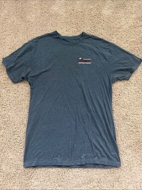 Departwest Men's Short-Sleeve Tee in Slate Blue